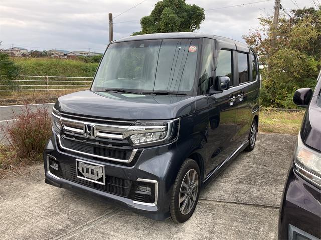 N-BOXカスタム ナビTV Bモニター ETC ミラーウィンカー 片側パワースライドドア スマートキー プッシュスタートボタン 車検令和9年3月まで(2枚目)