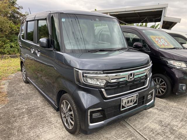 N-BOXカスタム ナビTV Bモニター ETC ミラーウィンカー 片側パワースライドドア スマートキー プッシュスタートボタン 車検令和9年3月まで(4枚目)