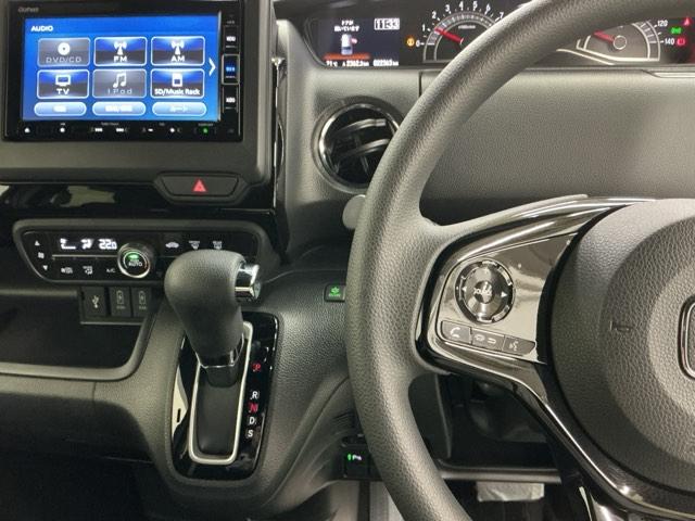 Ｎ－ＢＯＸカスタム Ｌ　ドラレコ　ナビ　Ｒカメラ　ブルートゥース　Ｐソナー　サイドエアバッグ　Ａストップ　シートヒータ　ベンチシート　点検記録簿　キーフリーシステム　ＬＥＤライト　リアカメ　クルーズコントロール　ＡＣ　ＥＴＣ（3枚目）