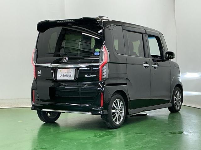 Ｎ－ＢＯＸカスタム Ｌ　ドラレコ　ナビ　Ｒカメラ　ブルートゥース　Ｐソナー　サイドエアバッグ　Ａストップ　シートヒータ　ベンチシート　点検記録簿　キーフリーシステム　ＬＥＤライト　リアカメ　クルーズコントロール　ＡＣ　ＥＴＣ（8枚目）