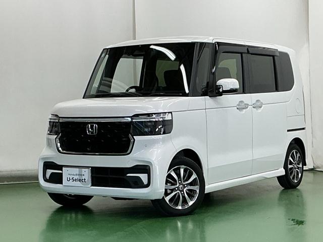 N-BOXカスタム ベースグレード ドラレコ ナビ Rカメラ ブルートゥース W電動ドア USB接続 CMBS Dレコ ベンチシート オートエアコン スマートキ LED 盗難防止装置 クルコン ETC バックカメラ フルセグTV ESC(10枚目)