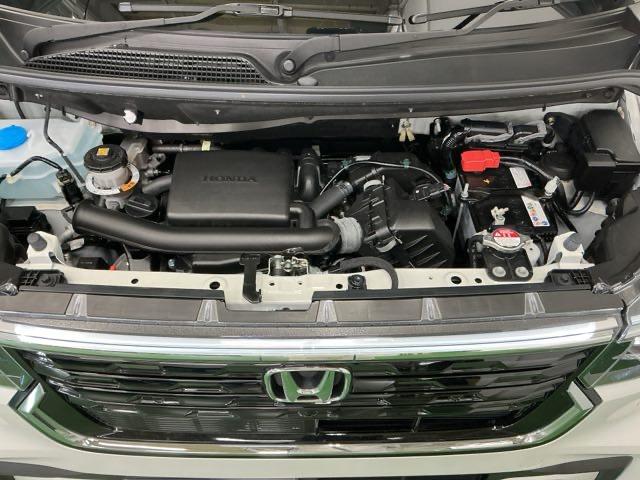 N-BOXカスタム ベースグレード ドラレコ ナビ Rカメラ ブルートゥース W電動ドア USB接続 CMBS Dレコ ベンチシート オートエアコン スマートキ LED 盗難防止装置 クルコン ETC バックカメラ フルセグTV ESC(33枚目)