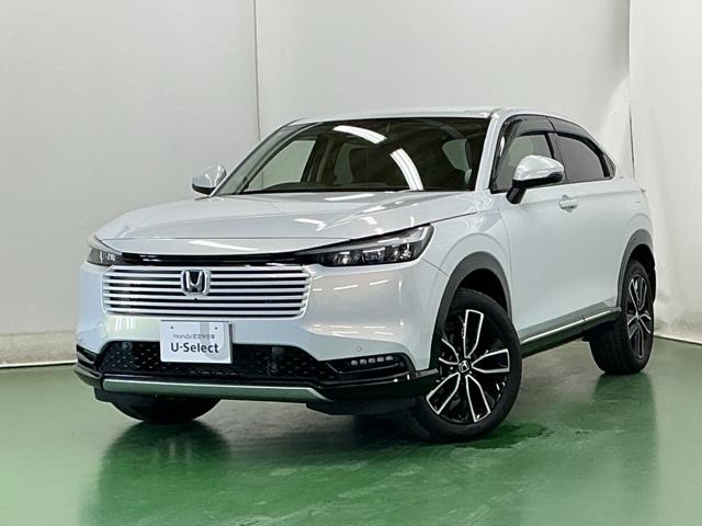 ヴェゼル ｅ：ＨＥＶＺ　ドラレコ　ナビ　Ｒカメラ　ブルートゥース　衝突回避支援ブレーキ機能　パノラミックビューモニター　スマキ　Ｐトランク　フルオートエアコン　Ｄレコ　エアバッグ　両席エアバック　記録簿付　パワーウィンドウ（10枚目）