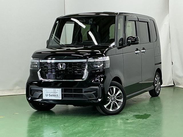 Ｎ－ＢＯＸカスタム ベースグレード　ドラレコ　ナビ　Ｒカメラ　ブルートゥース　Ｐソナー　レーダーブレーキサポート　ＥＴＣ装備　定期点検記録簿　地デジ対応　サイドエアバック　Ｓヒータ　スマートキー＆プッシュスタート　横滑り防止　ＵＳＢ（10枚目）