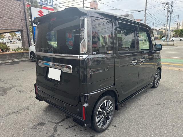 スペーシアカスタム ハイブリッドXSターボ 全方位モニター用カメラパッケージ ヘッドアップディスプレイ ナビ ETC 両側パワースライドドア 15インチAW シートヒーター プッシュスタート スペアキー(12枚目)