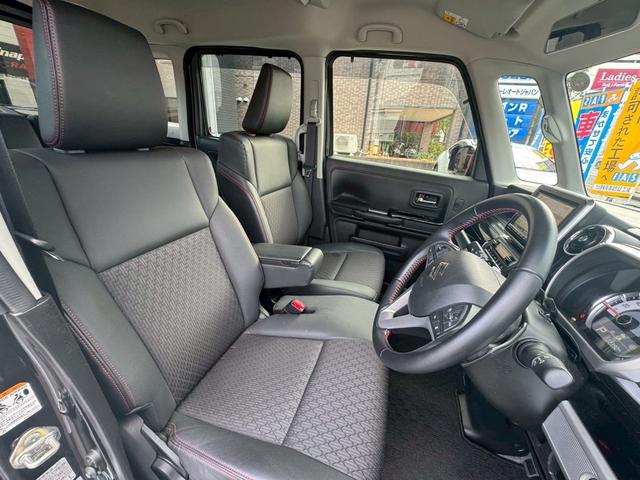 スペーシアカスタム ハイブリッドXSターボ 全方位モニター用カメラパッケージ ヘッドアップディスプレイ ナビ ETC 両側パワースライドドア 15インチAW シートヒーター プッシュスタート スペアキー(22枚目)