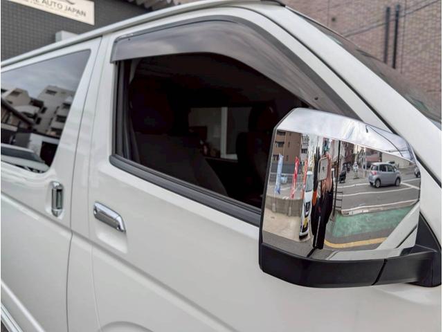 ハイエースバン ロングスーパーＧＬ　モデリスタフルエアロ　両側パワースライドドア　純正ＳＤナビ　バックカメラ　ルームミラーカメラ　助手席エアバッグ　純正ＥＴＣ　ＡＣ１００Ｖ　純正マット　サイドバイザー　室内カーテン　ＬＥＤヘッドランプ（15枚目）