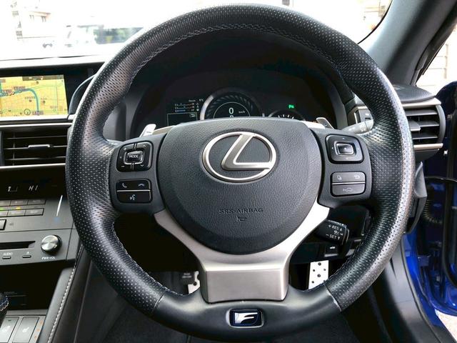 ＲＣ Ｆ カーボンエクステリアパッケージ　純正メーカーナビ　三眼フルＬＥＤヘッドランプ　レイズ２０インチＡＷ　社外車高調　バックカメラ　ドライブレコーダー　パワーシート　ＴＶＤ　クリアランスソナー＆バックソナー　フロントパワーシート（38枚目）