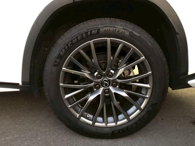 RX RX300 Fスポーツ パノラマルーフ ルーフレール 置くだけ充電 内装レッド 本革 前席後席シートヒーター アダクティブハイビームシステム パワーバックドア ヘッドアップディスプレイ BSM(48枚目)