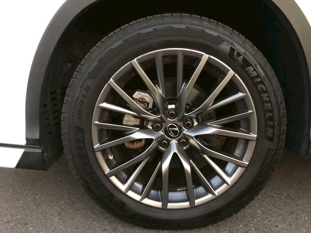 RX RX300 Fスポーツ パノラマルーフ ルーフレール 置くだけ充電 内装レッド 本革 前席後席シートヒーター アダクティブハイビームシステム パワーバックドア ヘッドアップディスプレイ BSM(49枚目)