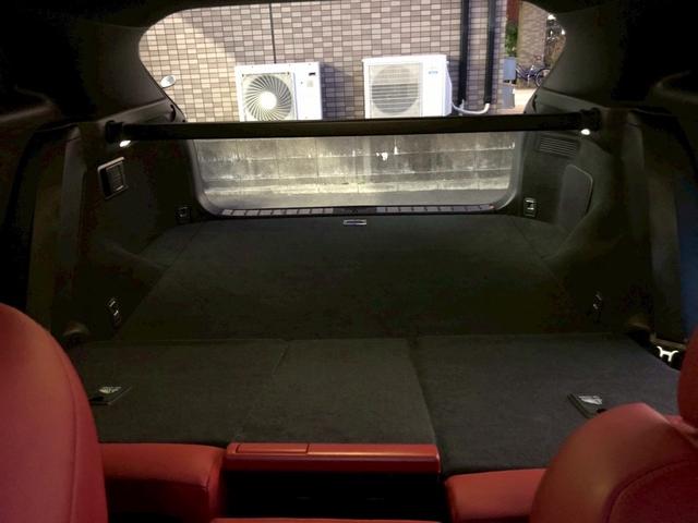 RX RX300 Fスポーツ パノラマルーフ ルーフレール 置くだけ充電 内装レッド 本革 前席後席シートヒーター アダクティブハイビームシステム パワーバックドア ヘッドアップディスプレイ BSM(64枚目)