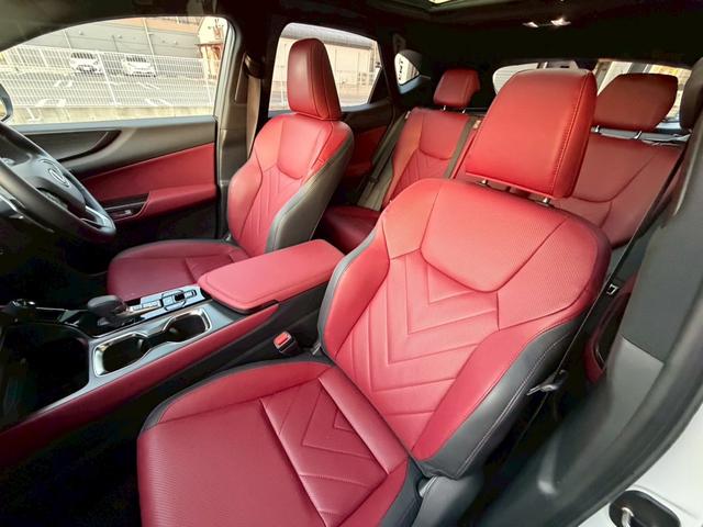 NX NX250 バージョンL パノラマルーフ モデリスタフルエアロ デジタルインナーミラー ルーフレール 内装レッド 置くだけ充電 20インチプレミアムメタリックAW 14インチディスプレイオーディオ パノラミックビューモニター(47枚目)