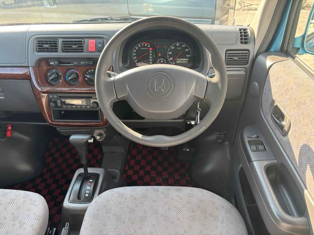 バモス ターボ 実走行! タイミングベルト&ウォーターポンプ交換済 両側スライドドア AT ABS CD 純正アルミホイール ETC 衝突安全ボディ エアコン パワーステアリング パワーウィンドウ(18枚目)