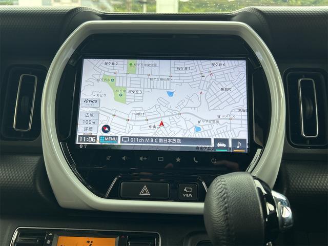 ハスラー ハイブリッドX ドライブレコーダー ETC 全周囲カメラ ナビ TV レーンアシスト 衝突被害軽減システム オートライト LEDヘッドランプ スマートキー アイドリングストップ 電動格納ミラー シートヒーター CVT(4枚目)