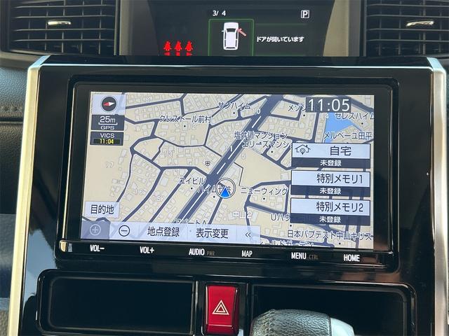 ルーミー カスタムG-T ドライブレコーダー 全周囲カメラ ナビ TV 両側電動スライドドア クリアランスソナー オートクルーズコントロール 衝突被害軽減システム アルミホイール オートマチックハイビーム オートライト(4枚目)