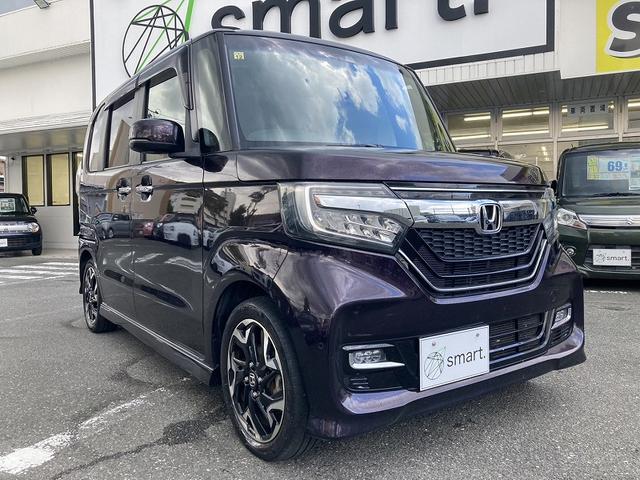Ｎ－ＢＯＸカスタム Ｇ・Ｌターボホンダセンシング　両側パワースライドドア　社外ナビ　フルセグ　Ｂｌｕｅｔｏｏｔｈ　バックカメラ　ビルトインＥＴＣ　コーナーセンサー　ＬＥＤヘッドライト　フォグ　クルーズコントロール　車線逸脱警報　フロアマット　バイザー（5枚目）
