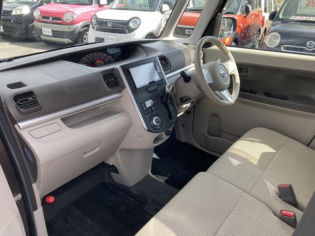 タント Xターボ ターボ パワースライドドア SDナビ フルセグ DVD再生 Bluetooth バックカメラ ETC スマートキー プッシュスタート ヘッドライトレベライザー オートライト フォグ マットバイザー(13枚目)