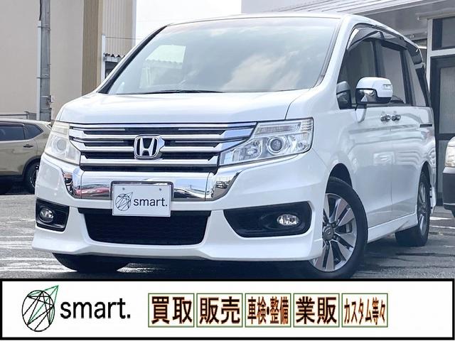 ステップワゴンスパーダ Ｚ　両側パワースライドドア　純正９インチナビ　フルセグ　ＤＶＤ再生バックカメラ　ＥＴＣ　前後ドライブレコーダー　ＨＩＤヘッドライト　フォグ　スマートキー　横滑防止　パドルシフト　プライバシーガラス（2枚目）