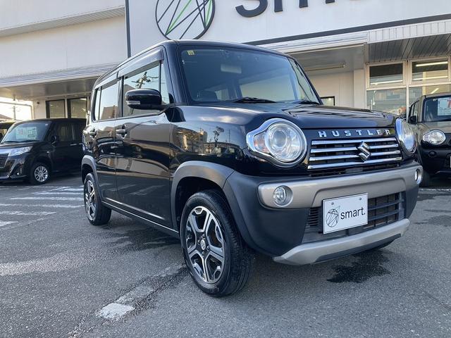 ハスラー Ｘ　デュアルカメラブレーキ　ＨＩＤヘッドライト　フォグ　シートヒーター　社外ナビ　フルセグ　ＤＶＤ再生　Ｂｌｕｅｔｏｏｔｈ　バックカメラ　ビルトインＥＴＣ　横滑防止　アイドリングストップ　オートライト（5枚目）