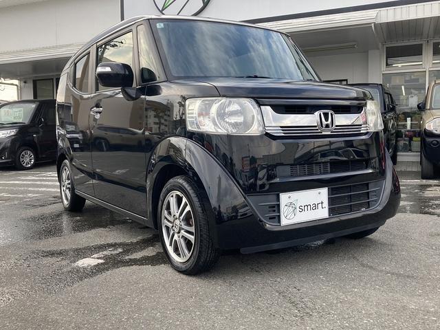 Ｎ－ＢＯＸスラッシュ Ｇ・Ｌパッケージ　純正ナビ　フルセグ　ＤＶＤ再生　Ｂｌｕｅｔｏｏｔｈ　バックカメラ　スマートキー　プッシュスタート　電子パーキング　社外ＬＥＤヘッドライト　ＥＴＣ　横滑防止　ヘッドライトレベライザー　純正アルミ（5枚目）