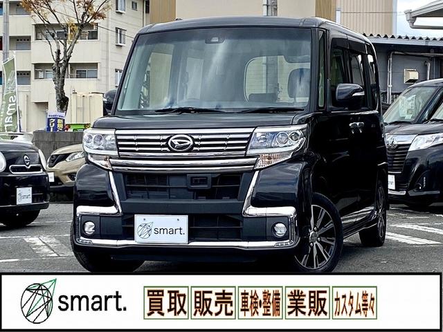 タント カスタムＸ　トップエディションＳＡＩＩ　衝突軽減　パワースライドドア　純正ナビ　フルセグ　ＤＶＤ再生　Ｂｌｕｅｔｏｏｔｈ　バックカメラ　ハーフレザーシート　横滑り防止　アイドリングストップ　ＬＥＤヘッドライト　フォグ　プライバシーガラス（2枚目）