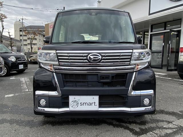 タント カスタムＸ　トップエディションＳＡＩＩ　衝突軽減　パワースライドドア　純正ナビ　フルセグ　ＤＶＤ再生　Ｂｌｕｅｔｏｏｔｈ　バックカメラ　ハーフレザーシート　横滑り防止　アイドリングストップ　ＬＥＤヘッドライト　フォグ　プライバシーガラス（4枚目）