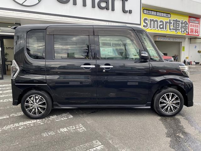 タント カスタムＸ　トップエディションＳＡＩＩ　衝突軽減　パワースライドドア　純正ナビ　フルセグ　ＤＶＤ再生　Ｂｌｕｅｔｏｏｔｈ　バックカメラ　ハーフレザーシート　横滑り防止　アイドリングストップ　ＬＥＤヘッドライト　フォグ　プライバシーガラス（7枚目）