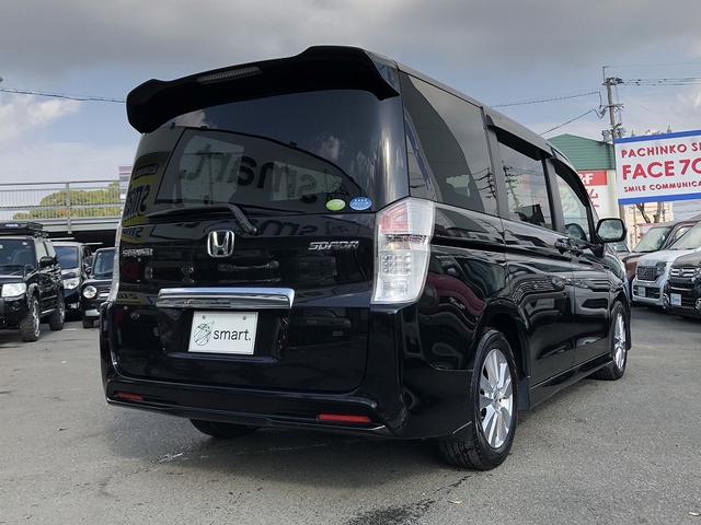 ステップワゴンスパーダ S パワースライドドア 社外ナビ フルセグ DVD再生 Bluetooth バックカメラ ビルトインETC ドライブレコーダー HIDヘッドライト フォグ オートライト フロアマット サイドバイザー(10枚目)