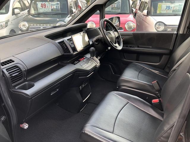 ステップワゴンスパーダ S パワースライドドア 社外ナビ フルセグ DVD再生 Bluetooth バックカメラ ビルトインETC ドライブレコーダー HIDヘッドライト フォグ オートライト フロアマット サイドバイザー(13枚目)