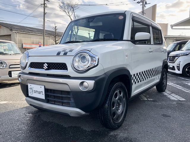 ハスラー Ｇ　衝突軽減　ＨＩＤヘッドライト　社外ナビ　フルセグ　ＤＶＤ再生　Ｂｌｕｅｔｏｏｔｈ　ＥＴＣ　シートヒーター　横滑防止　アイドリングストップ　スマートキー　プッシュスタート　プライバシーガラス（3枚目）