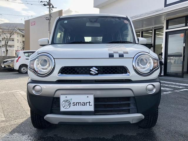 ハスラー Ｇ　衝突軽減　ＨＩＤヘッドライト　社外ナビ　フルセグ　ＤＶＤ再生　Ｂｌｕｅｔｏｏｔｈ　ＥＴＣ　シートヒーター　横滑防止　アイドリングストップ　スマートキー　プッシュスタート　プライバシーガラス（4枚目）