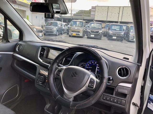 ワゴンＲスティングレー Ｔ　後期　衝突軽減　ターボ　社外ディスプレイオーディオ　社外柿本マフラー　社外サブウーファー　前後ドラレコ　ＨＩＤヘッドライト　フォグ　スマートキー　プッシュスタート　エネチャージ　エコクール（12枚目）