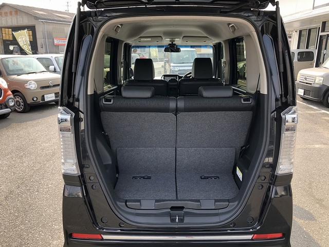 N-BOXカスタム G ターボSSパッケージ 衝突軽減 両側パワースライドドア 純正ナビ フルセグ DVD Bluetooth バックカメラ シートヒーター ビルトインETC 社外アルミ シートバックテーブル リアロールシェード マットバイザー(16枚目)