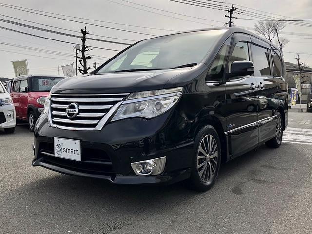 セレナ ハイウェイスターＧ　Ｓ－ＨＶアドバンスドセーフティ　純正フリップダウン　純正ナビ　フルセグ　ＤＶＤ再生　Ｂｌｕｅｔｏｏｔｈ　全方位カメラ　ＥＴＣ　エマージェンシーブレーキ　両側パワースライドドア　車線逸脱警報　クルーズコントロール　シートバックテーブル（3枚目）