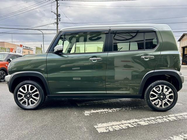 ハスラー J ブラックインテリアPKG デュアルカメラブレーキサポート ハーフレザーシート 前席シートヒーター 社外オーディオ ETC スマートキー プッシュスタート HIDライト フォグ オートライト 純正アルミ(6枚目)