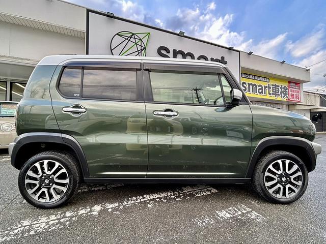 ハスラー J ブラックインテリアPKG デュアルカメラブレーキサポート ハーフレザーシート 前席シートヒーター 社外オーディオ ETC スマートキー プッシュスタート HIDライト フォグ オートライト 純正アルミ(7枚目)