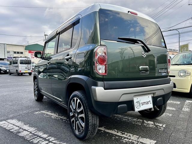 ハスラー J ブラックインテリアPKG デュアルカメラブレーキサポート ハーフレザーシート 前席シートヒーター 社外オーディオ ETC スマートキー プッシュスタート HIDライト フォグ オートライト 純正アルミ(8枚目)