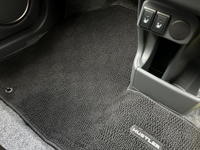 ハスラー J ブラックインテリアPKG デュアルカメラブレーキサポート ハーフレザーシート 前席シートヒーター 社外オーディオ ETC スマートキー プッシュスタート HIDライト フォグ オートライト 純正アルミ(25枚目)