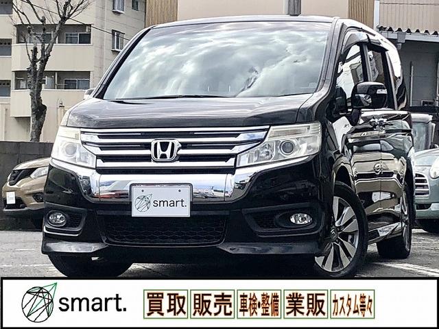 ステップワゴンスパーダ Ｚ　両側電動スライドドア　純正９型ナビ　フルセグ　Ｂｌｕｅｔｏｏｔｈ対応　バックカメラ　純正ＡＷ　ＨＩＤヘッドライト　オートライト　クルーズコントロール　スマートキー　プライバシーガラス　セキュリティ（2枚目）