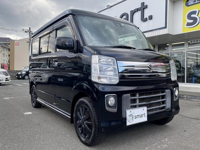 エブリイワゴン ＰＺターボ　衝突軽減　パワースライドドア　社外ナビ　地デジ　バックカメラ　ドライブレコーダー　ＨＩＤヘッドライト　フォグ　スマートキー　プッシュスタート　フロアマット　バイザー　プライバシーガラス　セキュリティ（5枚目）