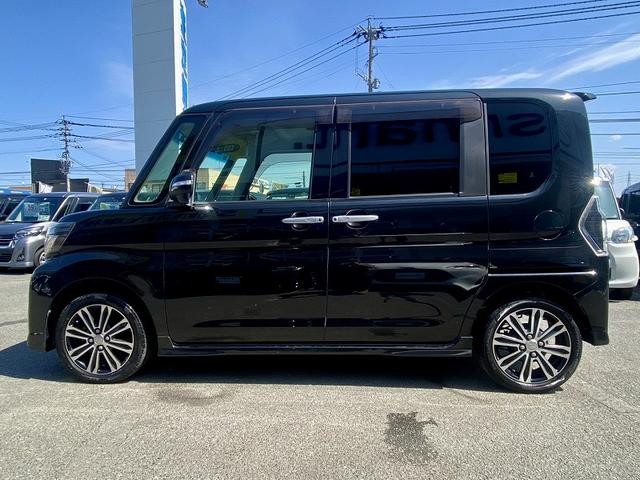 タント カスタムＲＳ　トップエディションＳＡＩＩ　ターボ　衝突軽減　両側パワースライドドア　ディスプレイオーディオ　Ｂｌｕｅｔｏｏｔｈ　ハーフレザーシート　ＬＥＤライト　フォグ　オートライト　スマートキー　プッシュスタート　エコアイドル　横滑防止（6枚目）