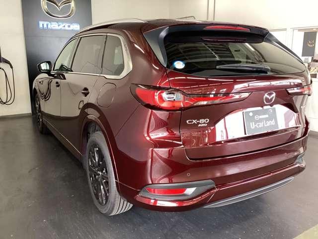 ＣＸ－８０ ３．３　ＸＤハイブリッド　プレミアム　スポーツ　ディーゼルタ　試乗車アップ　サンルーフ　ナビ　ＥＴＣ　パノラマサンルーフ　ＥＴＣ　オートマチックハイビーム　シートヒーター　４ＷＤ　アルミホイール　クリアランスソナー　パワーシート　パワーリフトゲート　衝突軽減（10枚目）