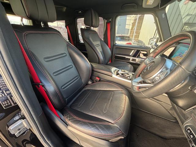 Gクラス G350d AMGライン 1年保証付 1オナ サンルーフ アダブティブダンピングシステム ラグジュアリーPKG 黒革 全席シートヒーター ブルメスターサウンド レーダーセーフティ ACC 全方位カメラ TV アンビエントライト(4枚目)