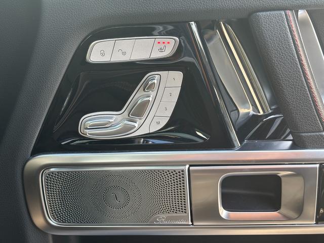 Gクラス G350d AMGライン 1年保証付 1オナ サンルーフ アダブティブダンピングシステム ラグジュアリーPKG 黒革 全席シートヒーター ブルメスターサウンド レーダーセーフティ ACC 全方位カメラ TV アンビエントライト(44枚目)