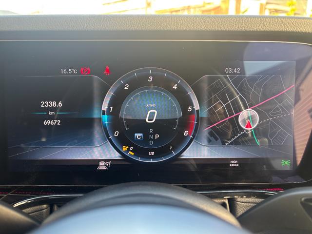 Gクラス G350d AMGライン 1年保証付 1オナ サンルーフ アダブティブダンピングシステム ラグジュアリーPKG 黒革 全席シートヒーター ブルメスターサウンド レーダーセーフティ ACC 全方位カメラ TV アンビエントライト(52枚目)