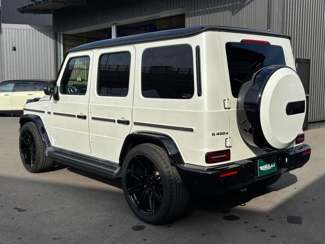 Ｇクラス Ｇ４００ｄ　マヌファクトゥーアエディション　１年保証付　１オーナー　ナイトＰＫＧ　白革ダイヤモンドステッチ　ＳＲ　アダブティブダンピングシステム　ブラバスフロントスポイラー　ＩＩＤ電動ステップ　デジタルインナーミラー　ＡＤＶ１（２２インチＡＷ）（21枚目）