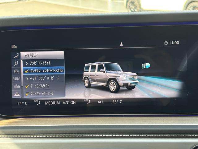 Ｇクラス Ｇ４００ｄ　マヌファクトゥーアエディション　１年保証付　１オーナー　ナイトＰＫＧ　白革ダイヤモンドステッチ　ＳＲ　アダブティブダンピングシステム　ブラバスフロントスポイラー　ＩＩＤ電動ステップ　デジタルインナーミラー　ＡＤＶ１（２２インチＡＷ）（48枚目）