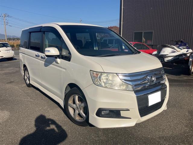 ステップワゴンスパーダ ナビTV Bモニター 両側パワースライドドア ETC フリップダウンモニター ミラーウィンカー アルミホイール HID スマートキー(4枚目)