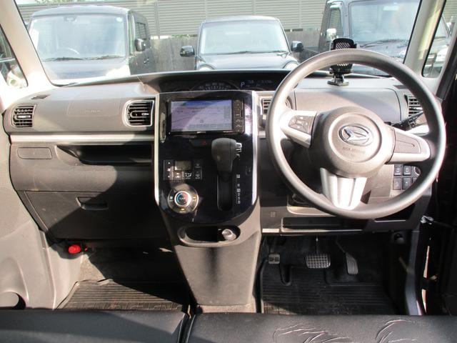 タント カスタムＸ　トップエディションＳＡＩＩ　純正エアロ　ＣＶＴ＆エコアイドル　スマートアシストブレーキ　社外ナビ＆フルセグテレビ　ブルートゥース　バックカメラ　両側パワースライドドア　ＬＥＤヘッドライトハーフレザーシート　オートエアコン（9枚目）