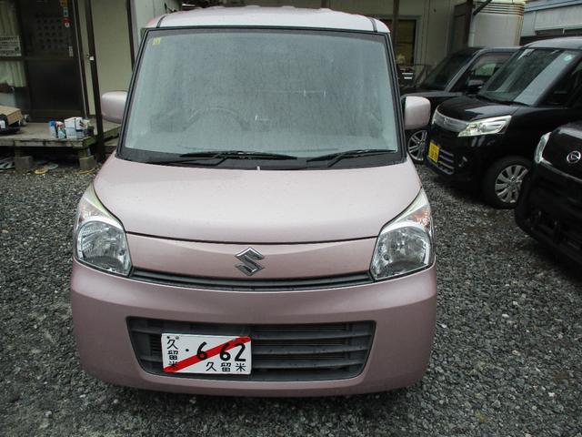 スペーシア Ｘ　ＣＶＴ＆アイドリングストップ　社外ナビ＆テレビ　ブルートゥース　左パワースライドドア　プッシュスタート　社外１４インチアルミホイール＆新品タイヤ４本　オートエアコン　電動格納ドアミラー　ＥＴＣ付き（2枚目）